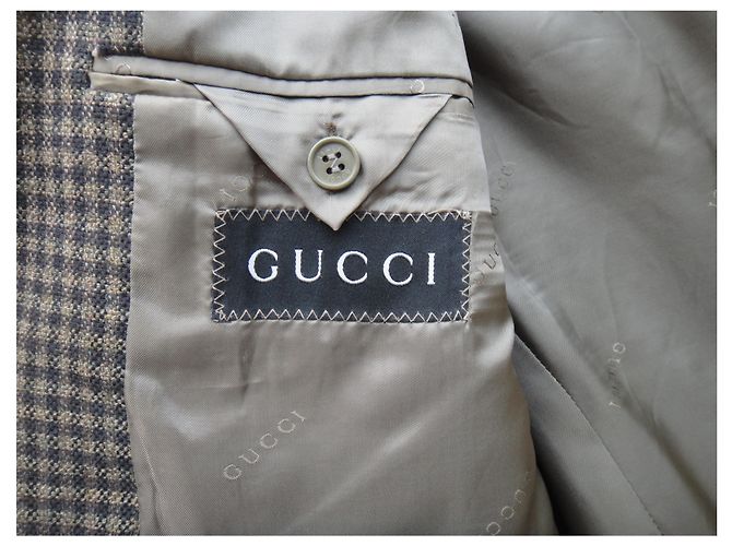 Gucci Brown Wool Jacket Size 52 - view 3