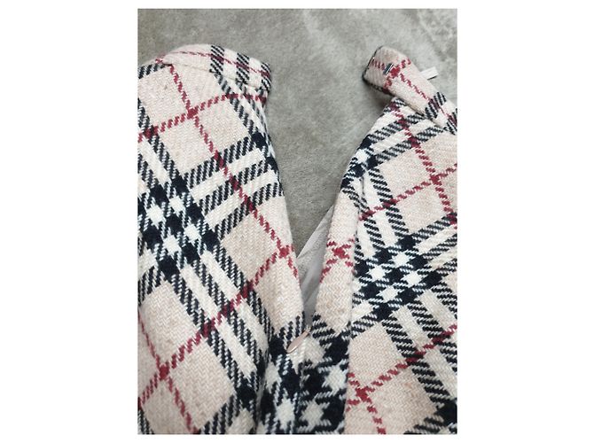 Falda larga Burberry de lana beige - vista 2