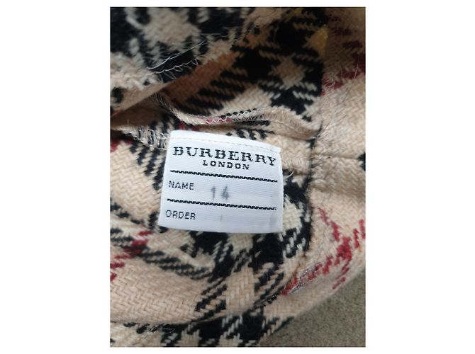 Falda larga Burberry de lana beige - vista 4