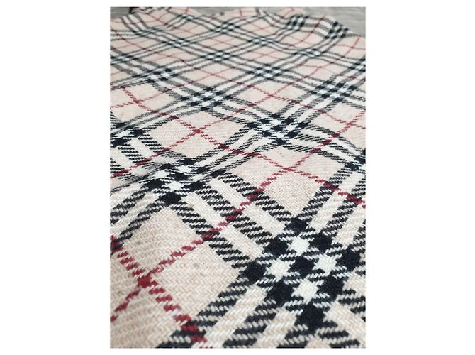 Falda larga Burberry de lana beige - vista 8