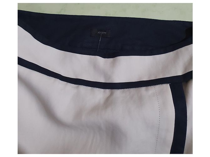 Falda blanca Joseph de algodón talla 36 Blanco - vista 3