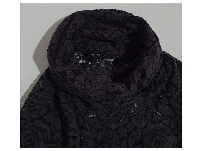 Bitte Kai Rand Polokleid aus Spitze Schwarz - Ansicht 6