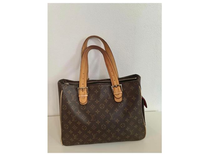 Borsa Louis Vuitton in pelle marrone scuro - vista 4