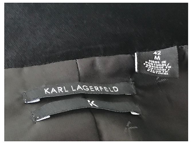 Saia de terno Karl Lagerfeld Preto - vista 13