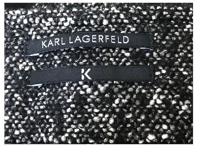 Saia de terno Karl Lagerfeld Preto - vista 9