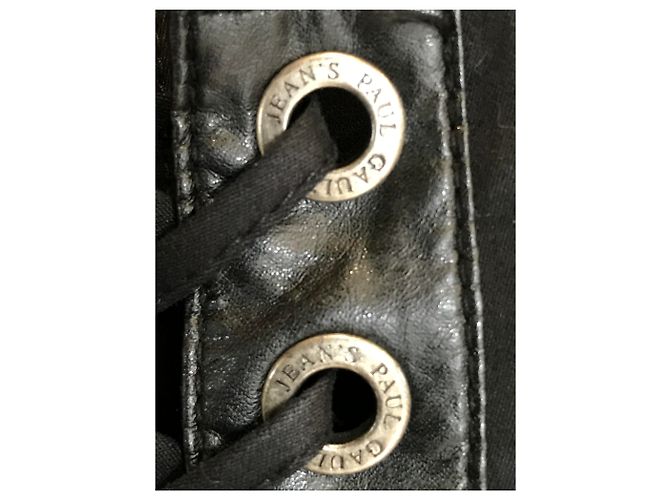 Jean Paul Gaultier Gabardina negra Jean-Paul Gaultier Negro - vista 10