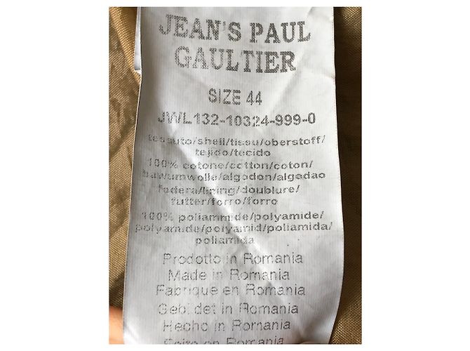 Jean Paul Gaultier Gabardina negra Jean-Paul Gaultier Negro - vista 4