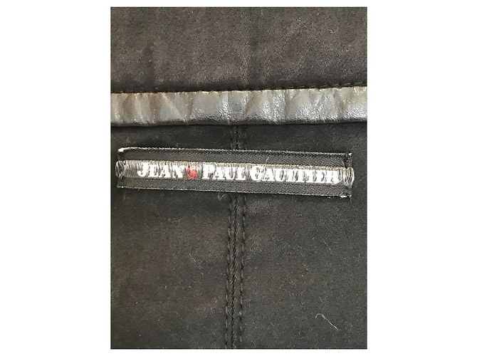 Jean Paul Gaultier Gabardina negra Jean-Paul Gaultier Negro - vista 9