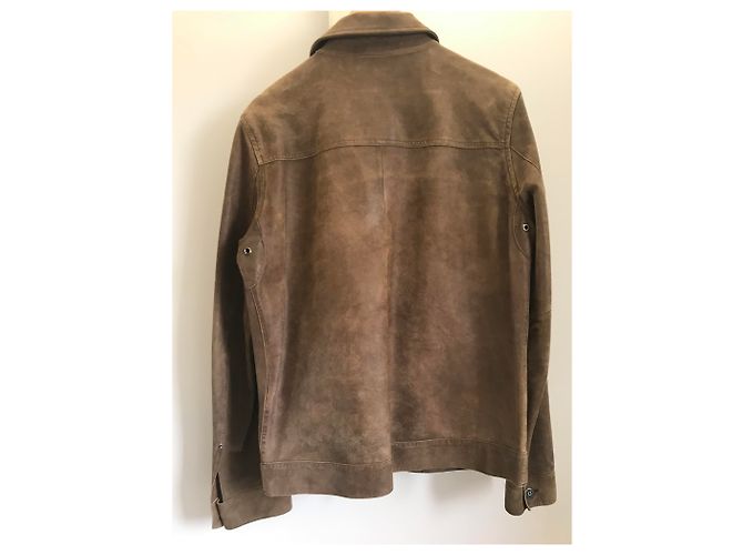 Autre Marque Chevignon braune Lederjacke - Ansicht 3
