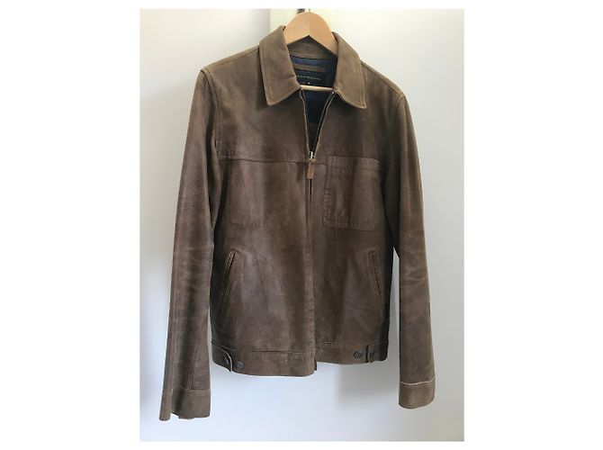 Autre Marque Chevignon braune Lederjacke - Ansicht 6