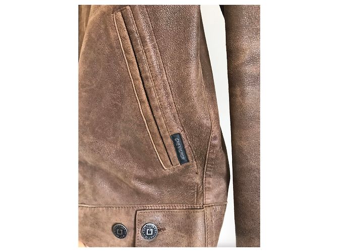Autre Marque Chevignon braune Lederjacke - Ansicht 9