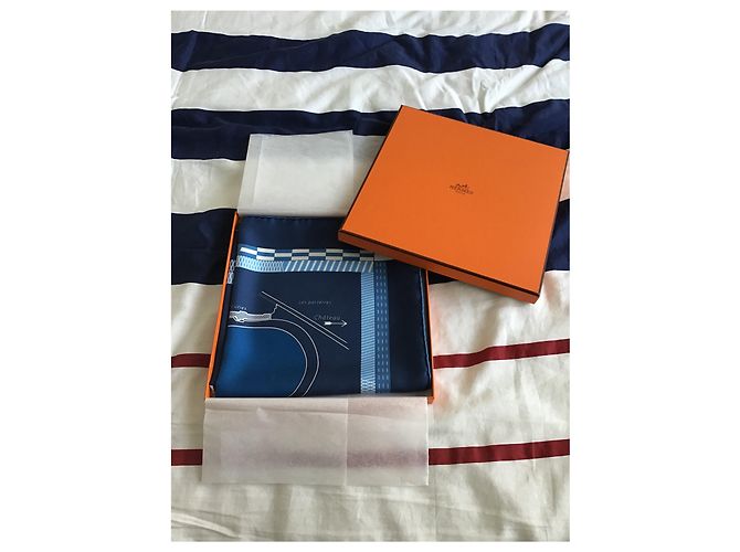 Hermès Caballo de carreras Azul Azul marino - vista 18