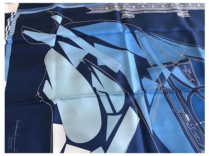 Hermès Caballo de carreras Azul Azul marino - vista 2