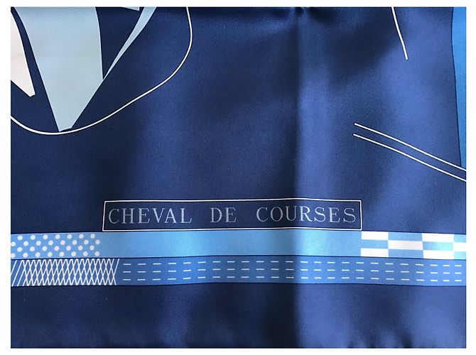 Hermès Caballo de carreras Azul Azul marino - vista 3