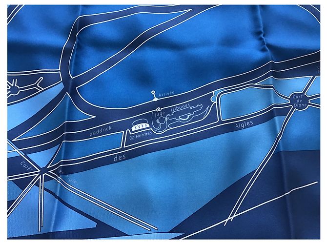 Hermès Caballo de carreras Azul Azul marino - vista 5