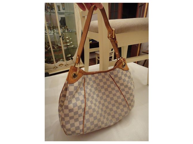 Borsa a tracolla della borsa delle donne di Auth Louis Vuitton Galliera PM 1800$ Beige - vista 11