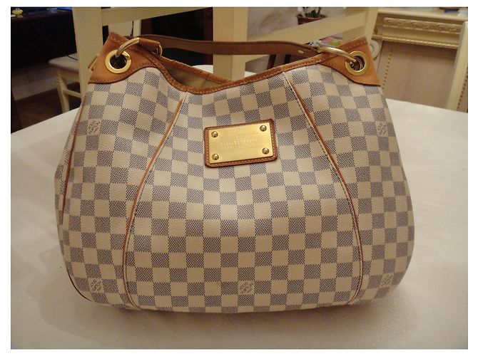 Borsa a tracolla della borsa delle donne di Auth Louis Vuitton Galliera PM 1800$ Beige - vista 12
