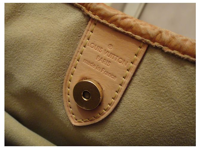 Borsa a tracolla della borsa delle donne di Auth Louis Vuitton Galliera PM 1800$ Beige - vista 4