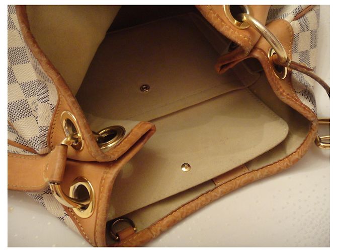 Borsa a tracolla della borsa delle donne di Auth Louis Vuitton Galliera PM 1800$ Beige - vista 6
