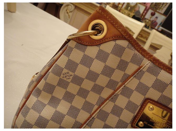 Borsa a tracolla della borsa delle donne di Auth Louis Vuitton Galliera PM 1800$ Beige - vista 7