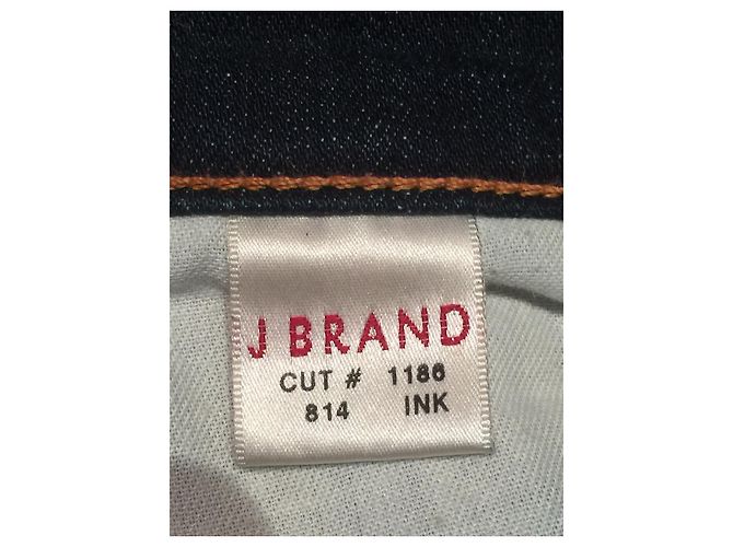 J Brand Vaqueros pitillo Bardot de tiro alto Azul oscuro - vista 5