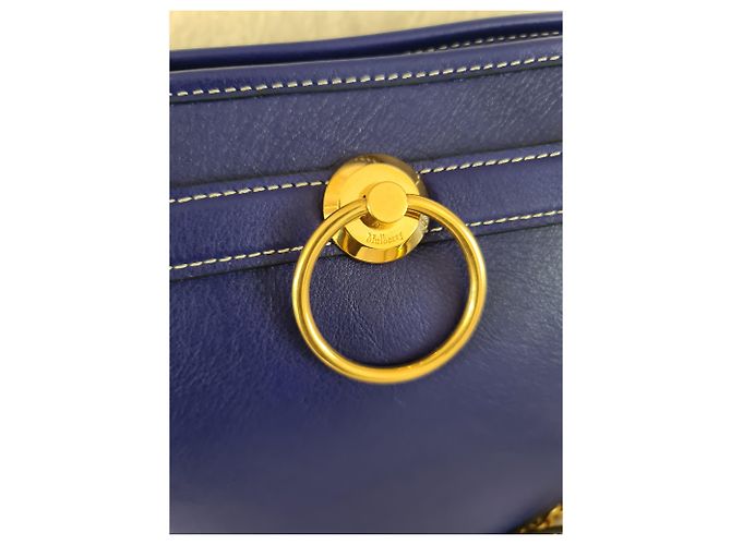 Mulberry Brockwell Cobalt Blue Silky Calf - Mai indossato - vista 10
