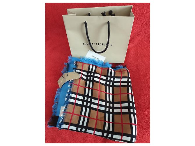 Sciarpa con pannello Burberry Vintage Check - vista 10