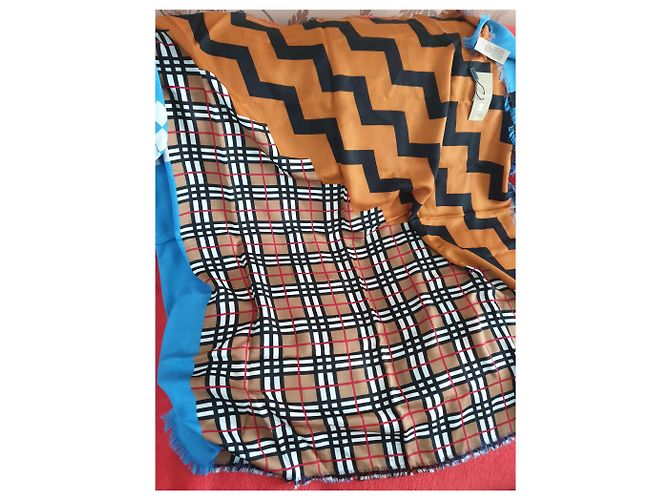 Sciarpa con pannello Burberry Vintage Check - vista 4