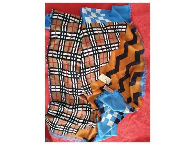 Sciarpa con pannello Burberry Vintage Check - vista 8