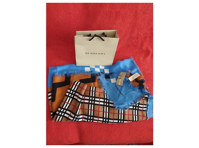 Sciarpa con pannello Burberry Vintage Check - vista 9
