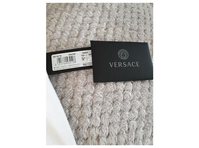 Versace Farbblock in gestepptem Symbol in Nappaleder - Ansicht 5