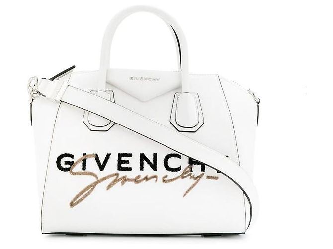 Givenchy Signature Antigona Ledertasche in Weiß - Ansicht 12