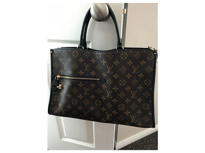 Borsa Louis Vuitton Popincourt MM Monogram Marrone - vista 2
