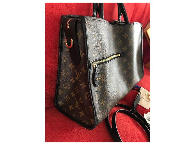 Borsa Louis Vuitton Popincourt MM Monogram Marrone - vista 5