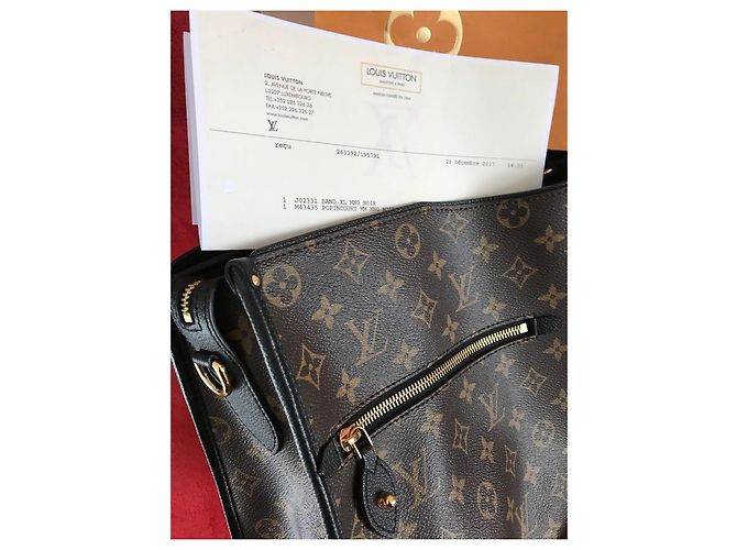 Borsa Louis Vuitton Popincourt MM Monogram Marrone - vista 6