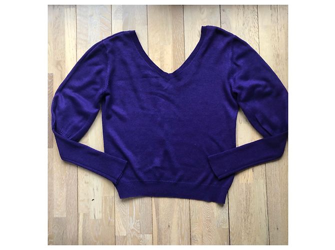 Les Petites Jersey morado con manga de cordero Púrpura - vista 2