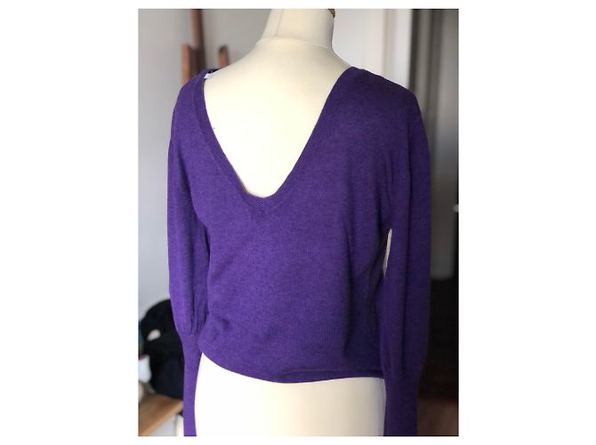 Les Petites Jersey morado con manga de cordero Púrpura - vista 4