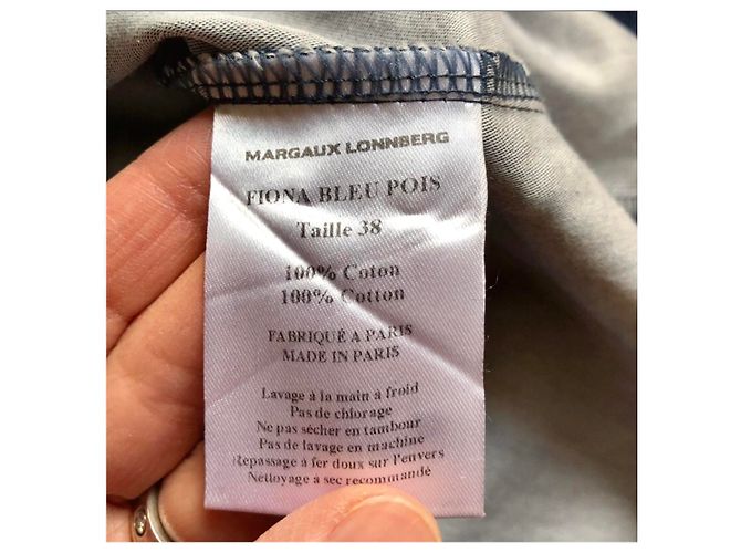 Camicia Fiona Margaux Lonnberg Blu - vista 5