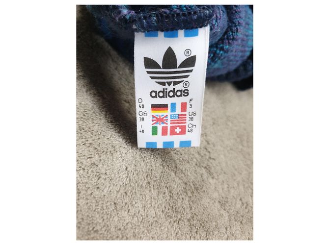 Adidas Pullover blau aus Wolle und Acryl M - Ansicht 3