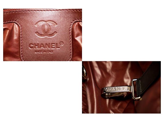 CHANEL Coco Cocoon PM Tote Bag in nylon borsetta in pelle nera Nero - vista 8
