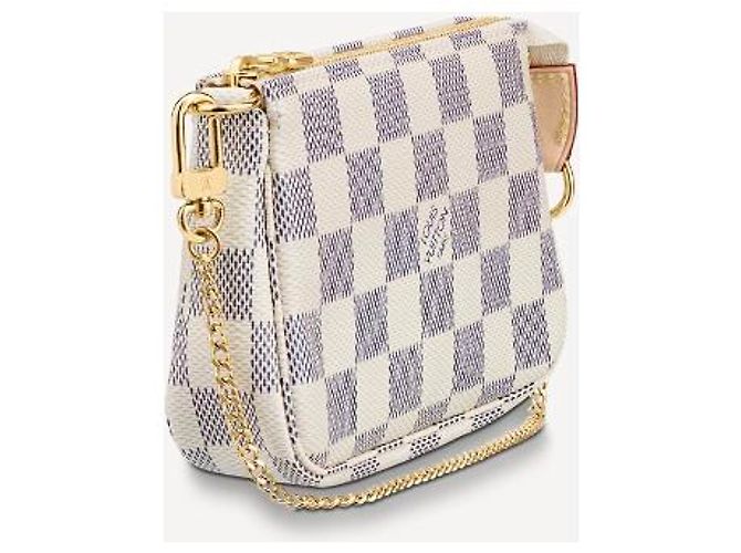 Louis Vuitton LV Mini pochette damier azur Beige - vista 2
