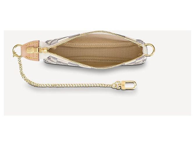 Louis Vuitton LV Mini pochette damier azur Beige - vista 3