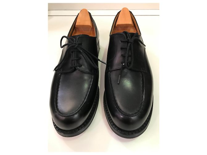 Scarpe da golf JM Weston in pelle nera Nero - vista 2