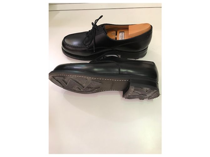 Scarpe da golf JM Weston in pelle nera Nero - vista 3
