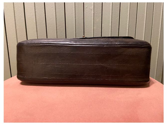 Borsa Chanel circa 1960 di Coco Marrone scuro - vista 2