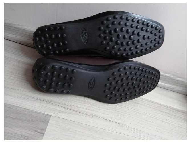 Scarpe stringate Tod's in pelle marrone - vista 5