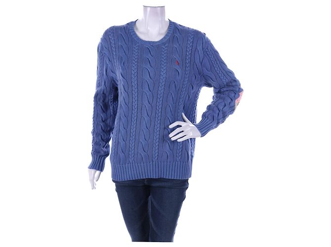 Polo Ralph Lauren Blue Cotton Sweater - view 3