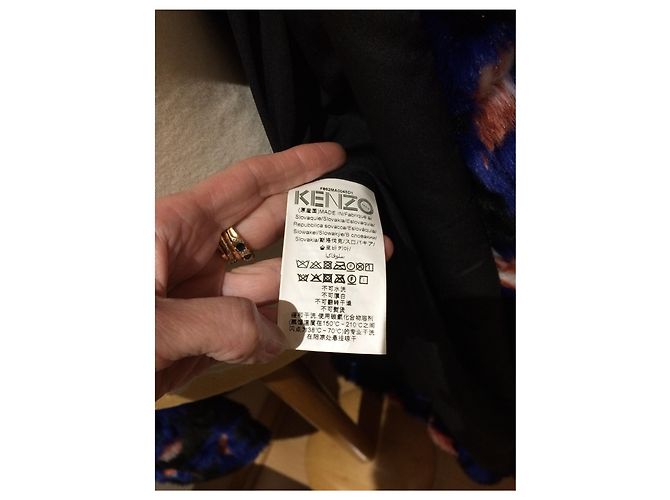 Kenzo Coat Multicolour Acrylic Size 36 Multiple colors - view 6