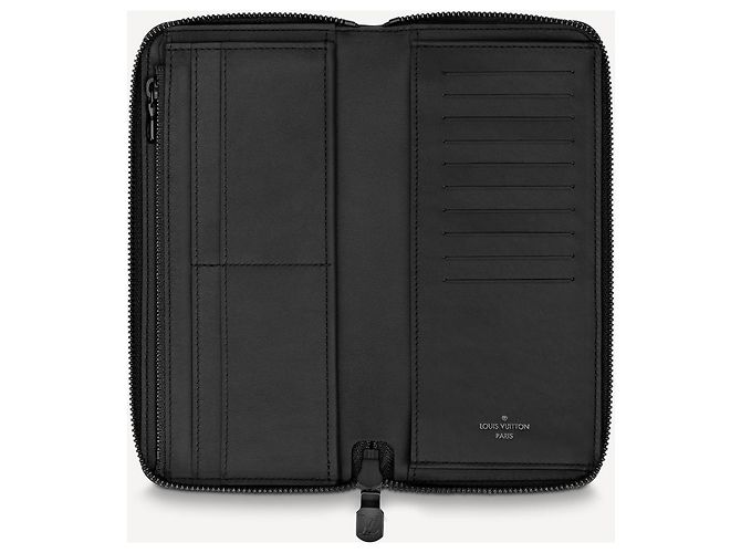 Louis Vuitton LV zippy wallet vertical Black - view 2