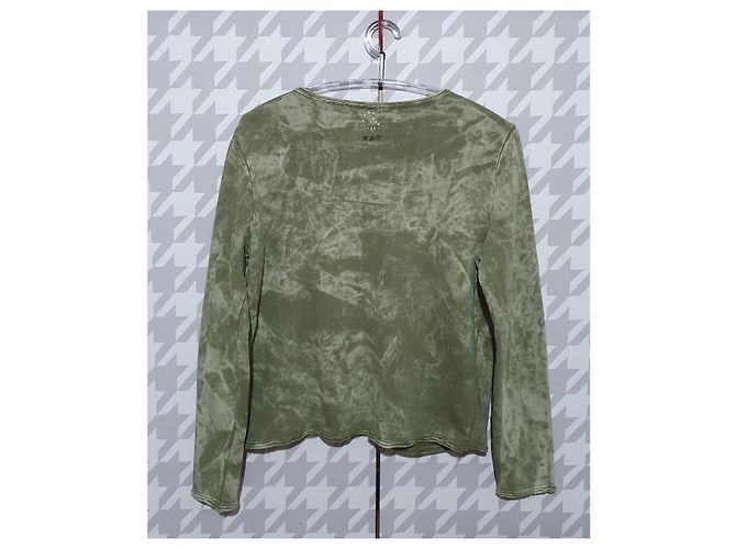 Autre Marque Blazer Princess Goes Hollywood de algodón verde - vista 3